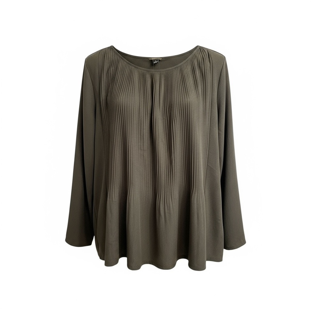 Ann Taylor Pleated Blouse